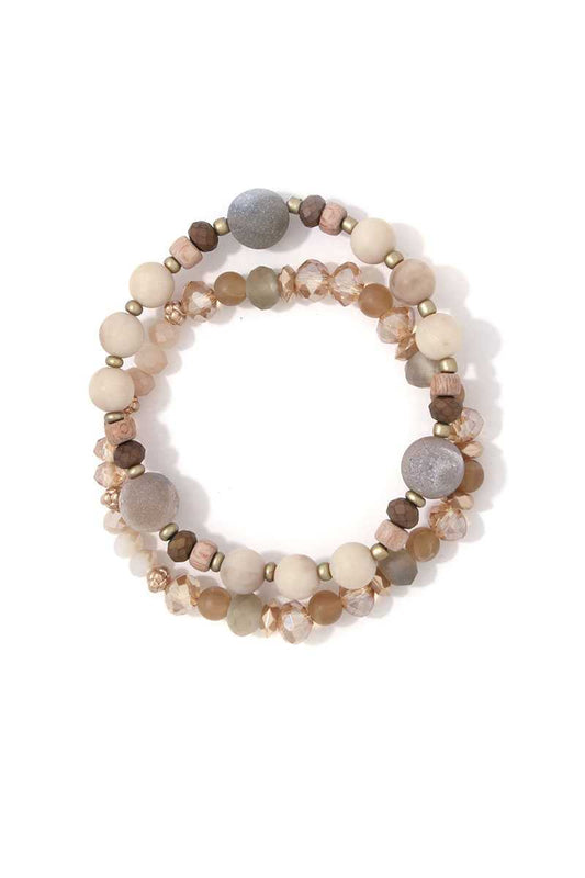 Beaded Stretch Bracelet Set
