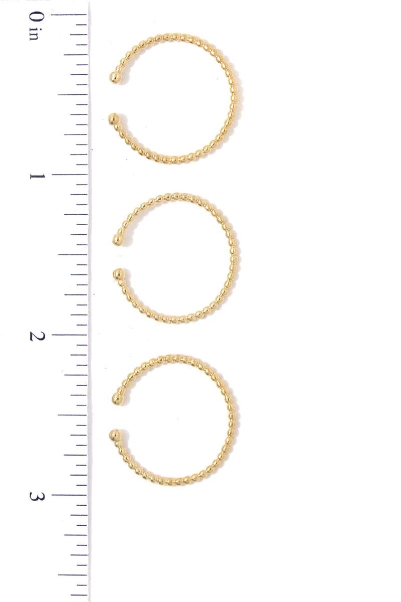 Textured Open Ring