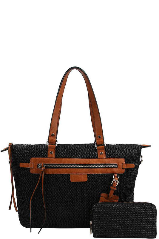 2in1 Fashion Princess Satchel With Matching Wallet
