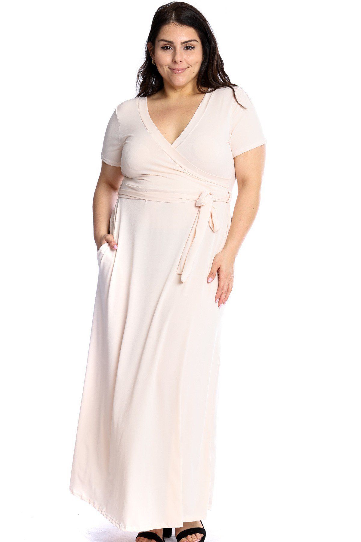 Waist Tie Breathable Summertime Maxi Dress