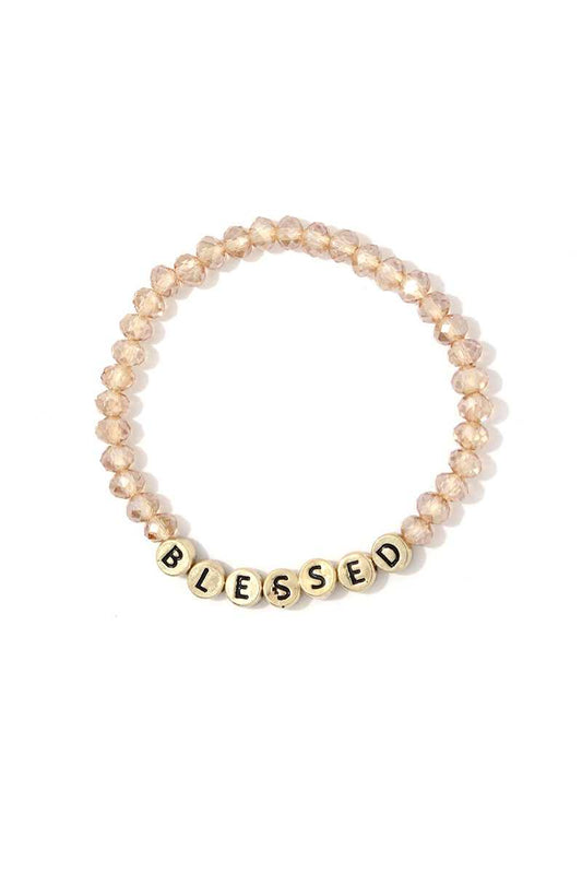 Blessed Beaded Stretch Bracelet