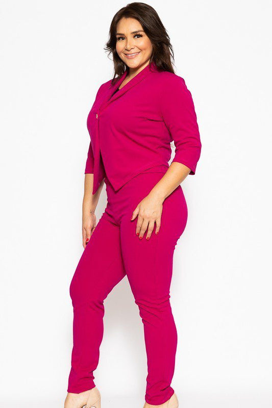 Classic Pant Suit Set