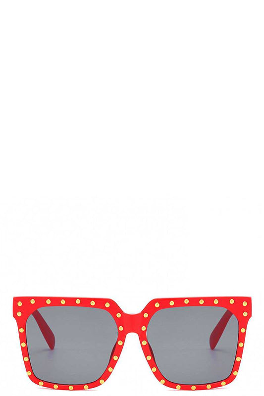 Designer Studded Poly Carbonate Sunglasses