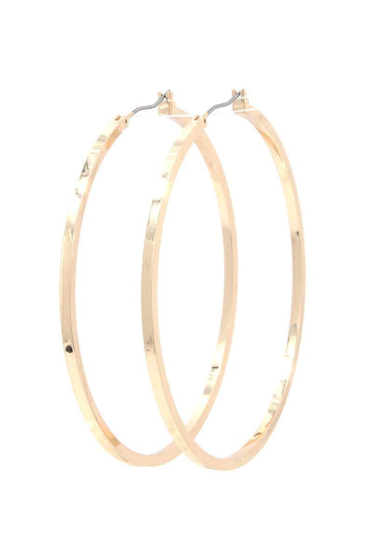 Metal Hoop Earring