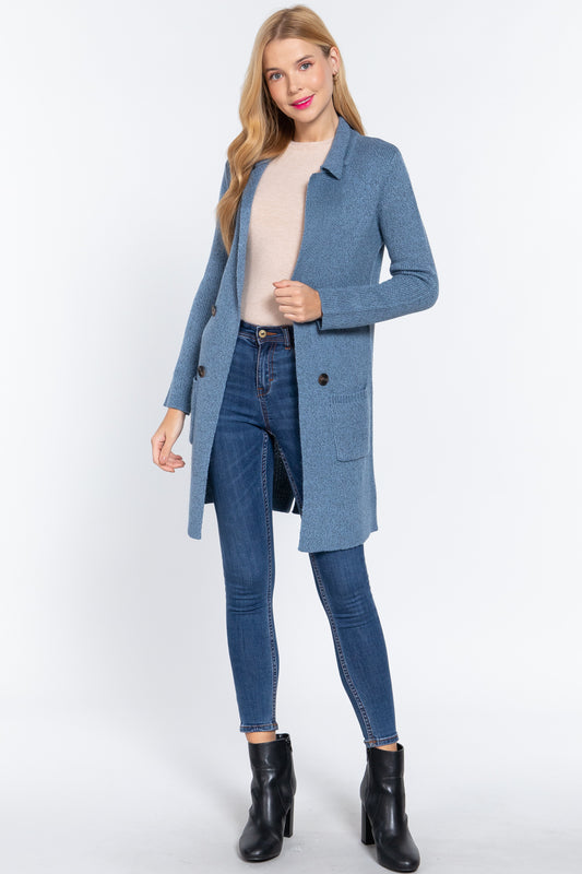 Long Sleeve Sweater Jacket