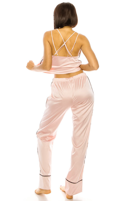 Satin Pj Set