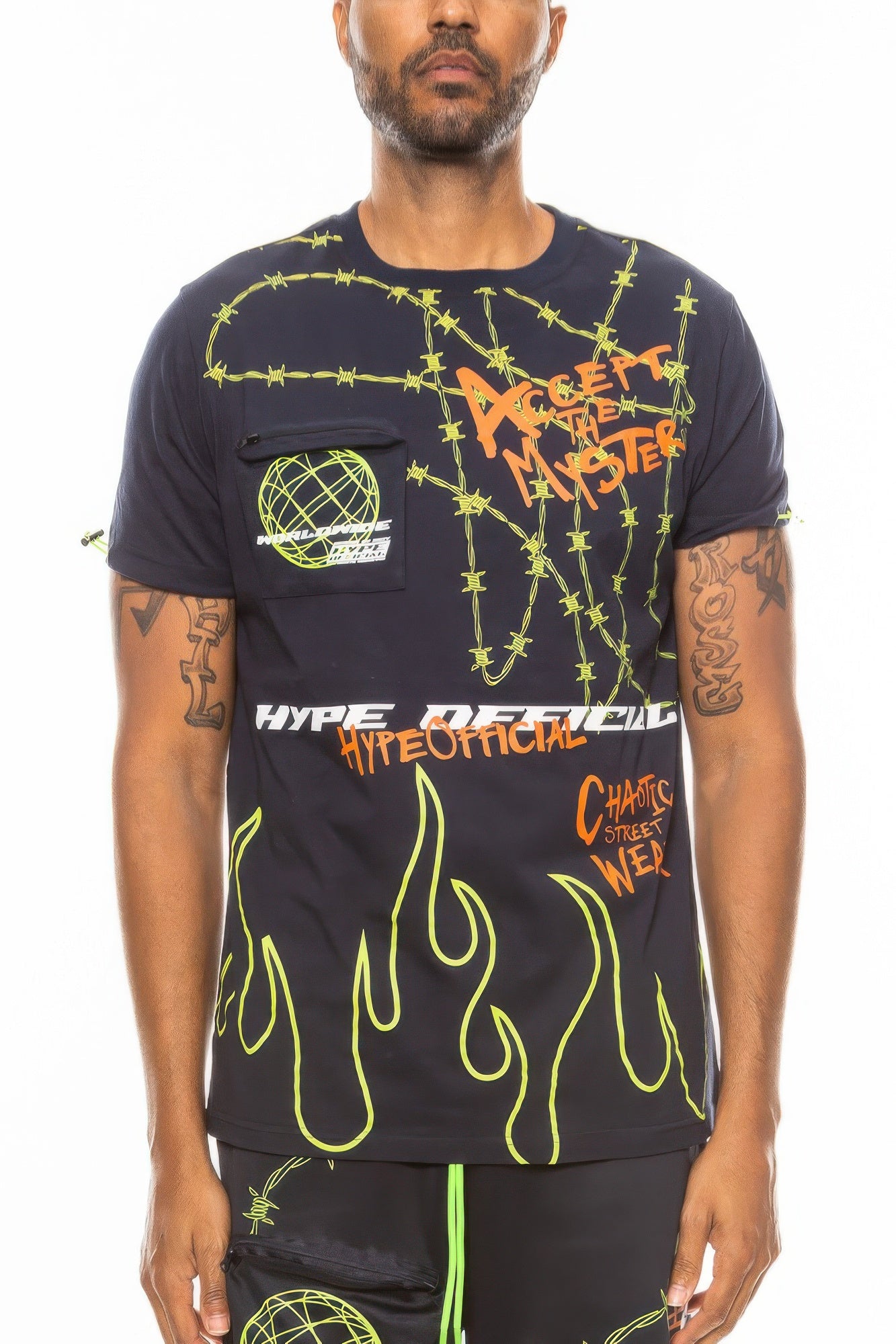 Graphic Print Hype Electric Tee