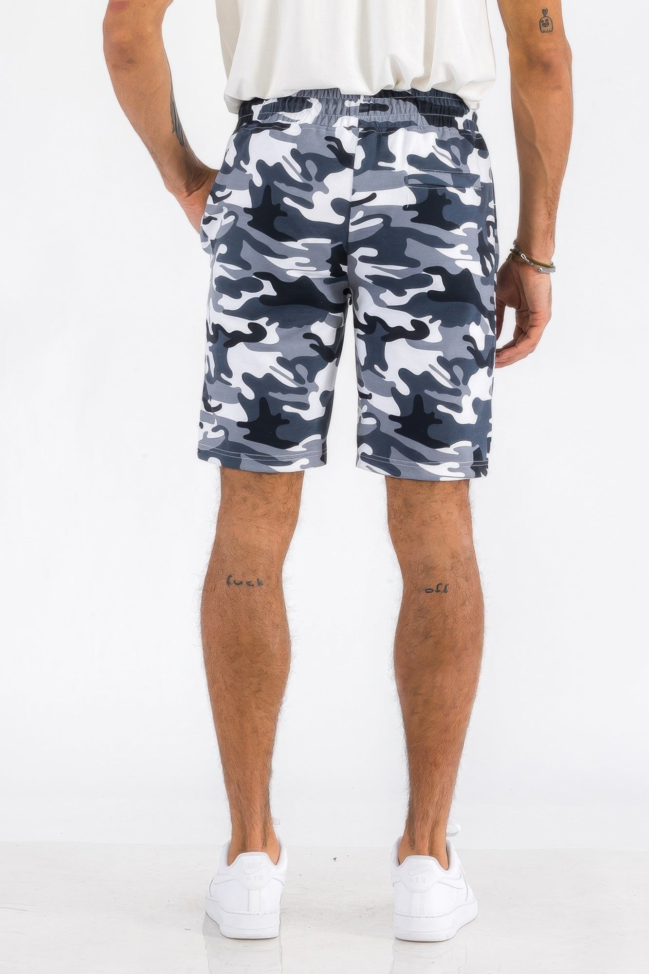 Cotton Blend Lounge Sweat Shorts