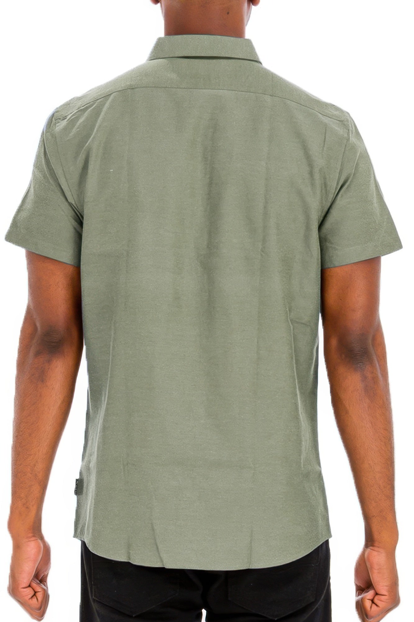 Men's Casual Short Sleeve Solid Shirts