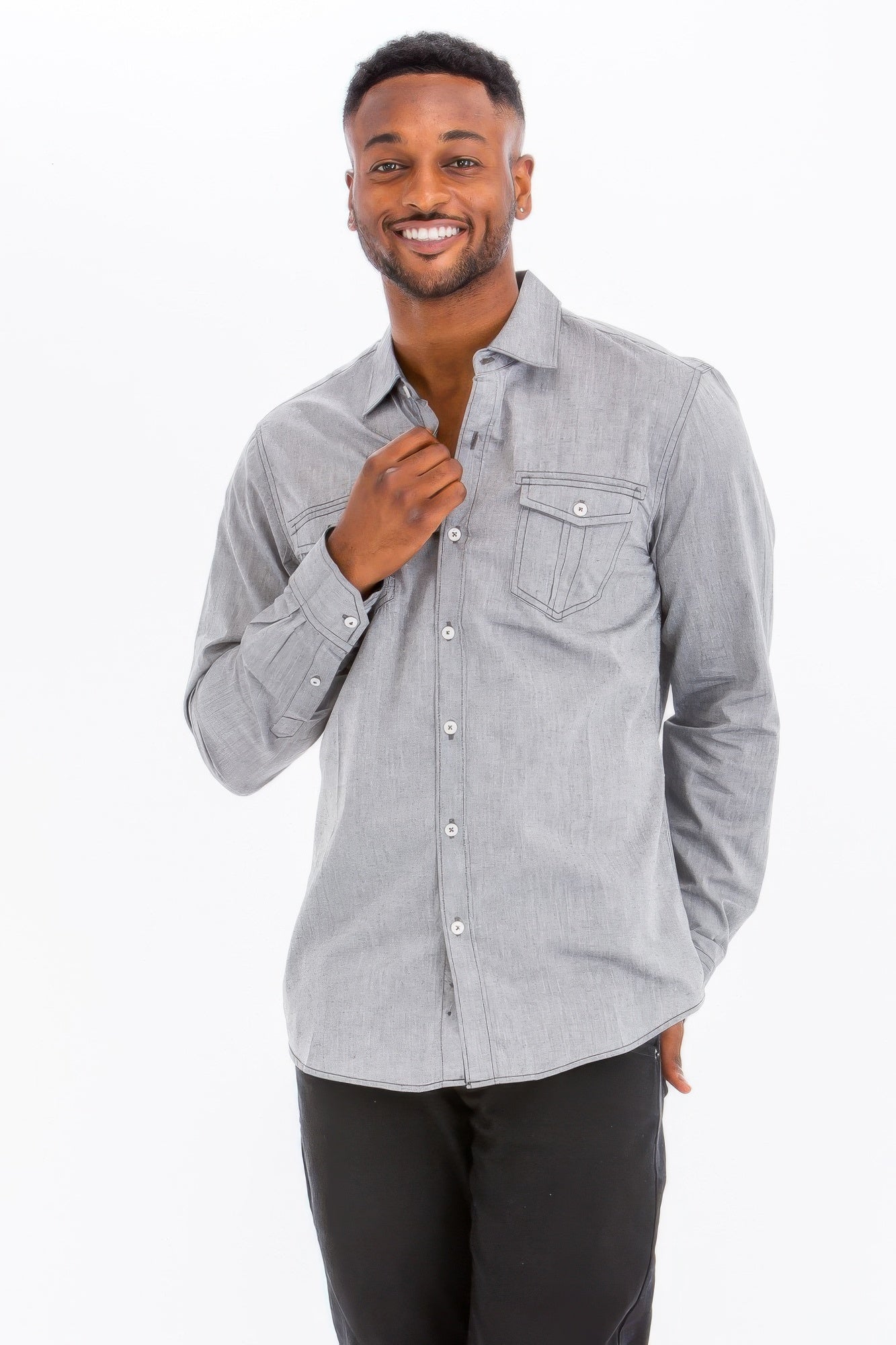 Men's Casual Long Sleeve Shirts