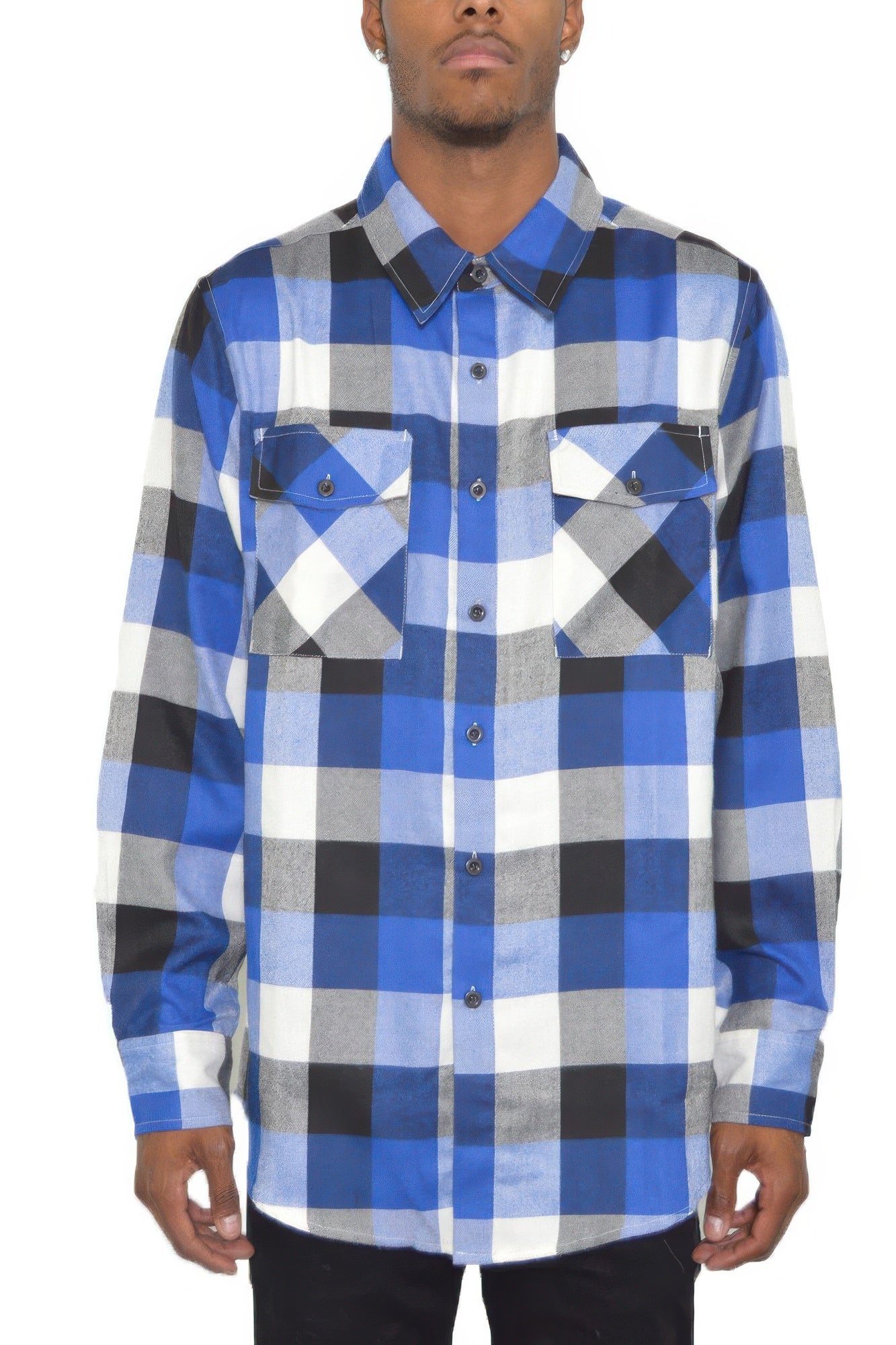 Long Sleeve Checkered Flannel