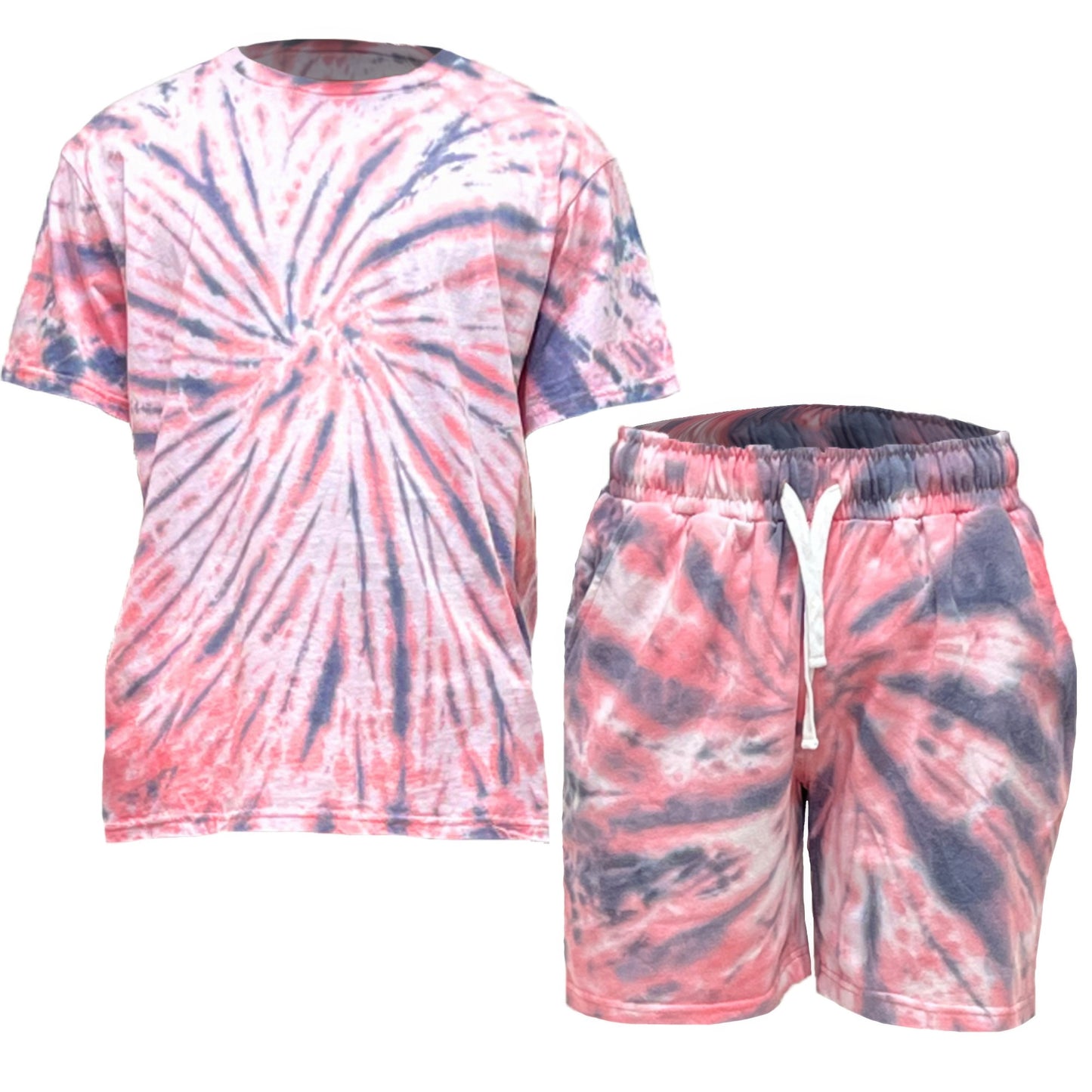 Tye Dye Shirt And Short Set