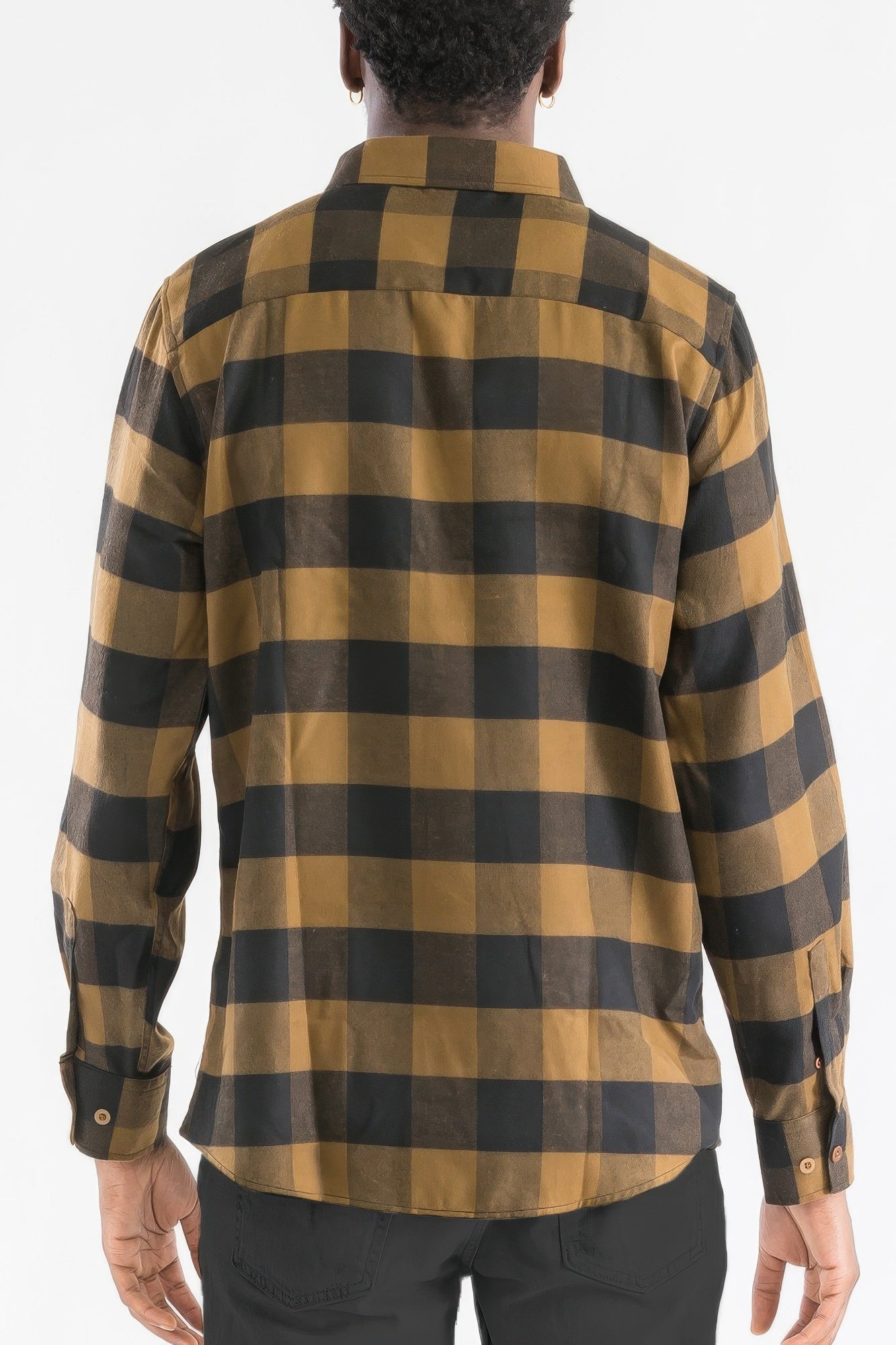 Checkered Long Sleeve Flannel Shirt