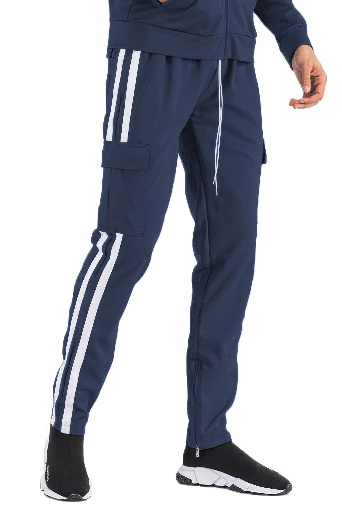 Two Stripe Cargo Pouch Track Pants