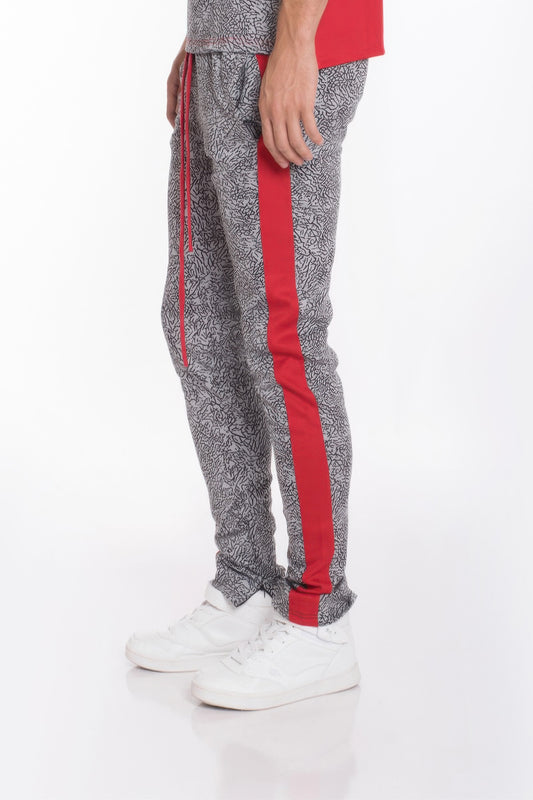 Elephant Print Track Pants