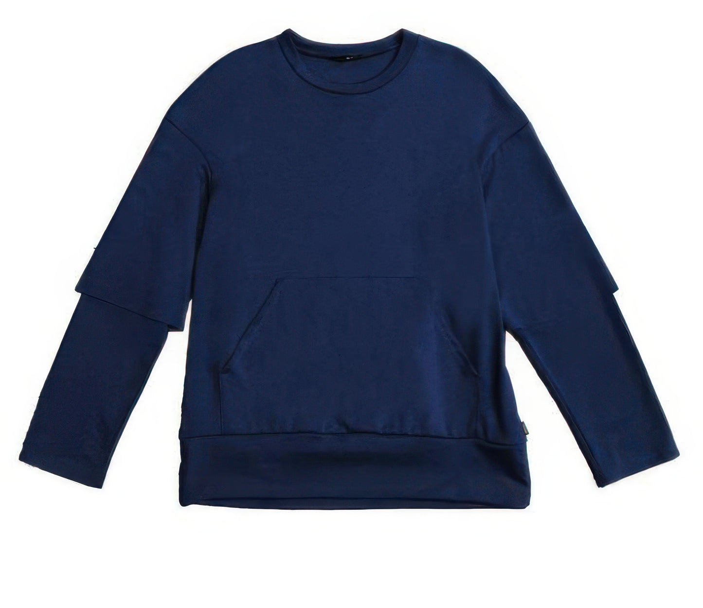 Mens Double Layered Pullover Sweatshirts