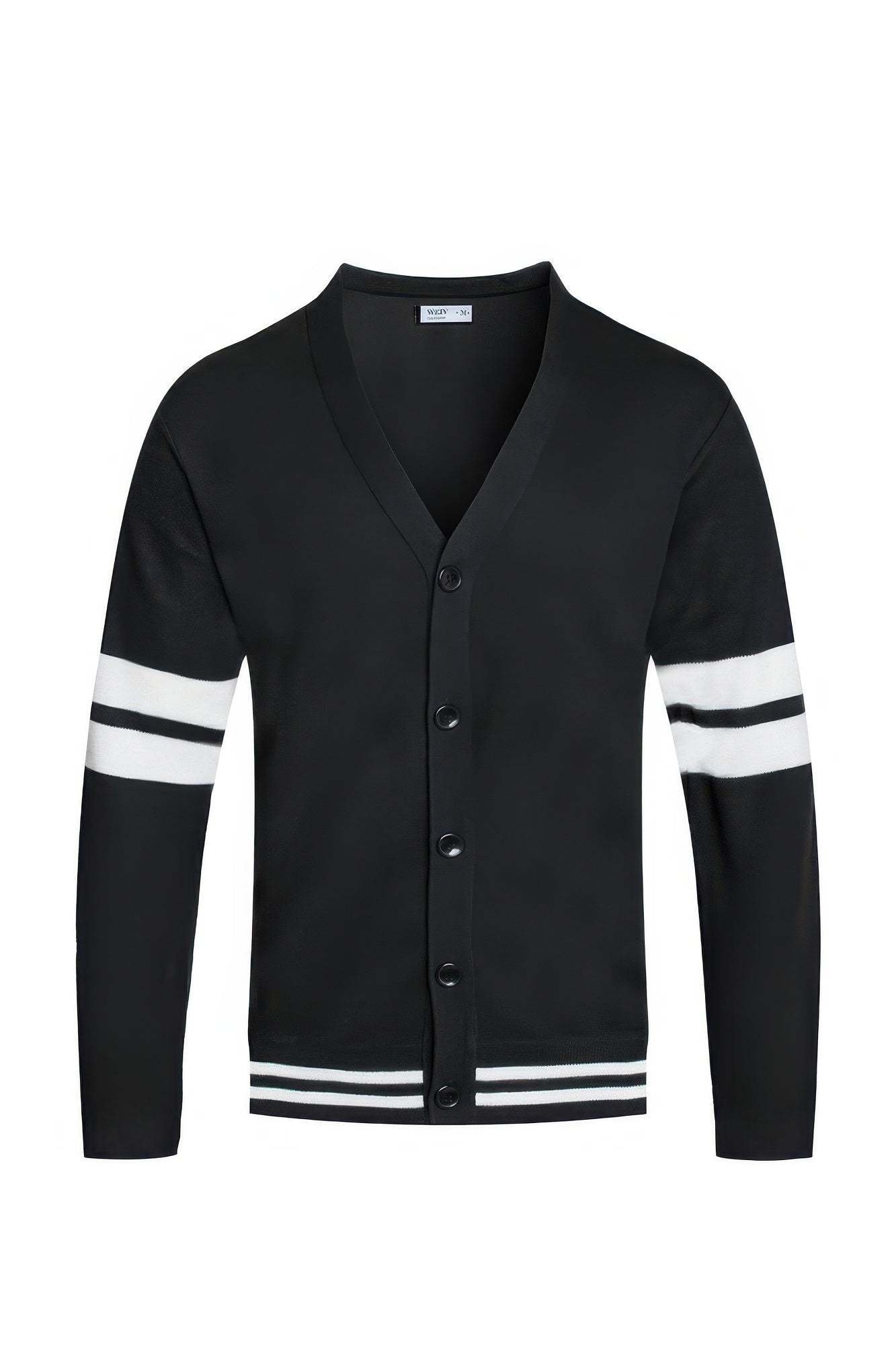 Mens Two Stripe Button Cardiganirt