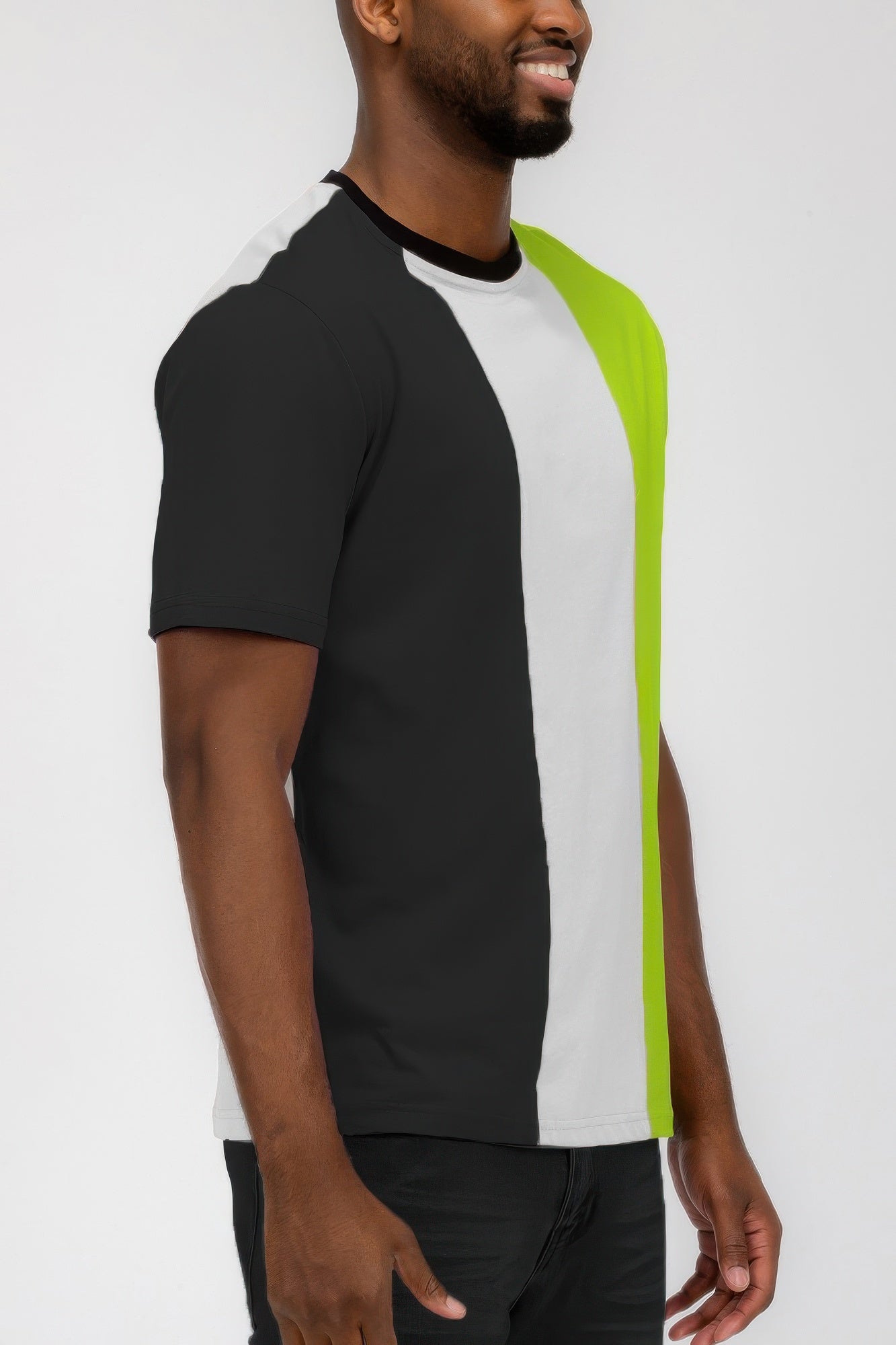 Mens Color Block T Shirt