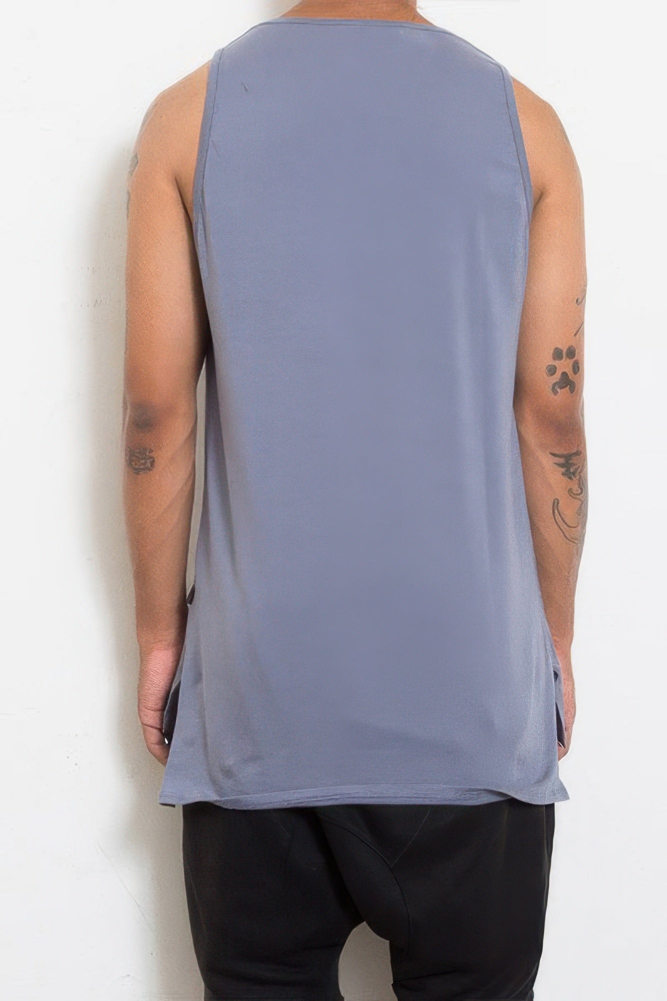 Hi Lo Plain Tank Top