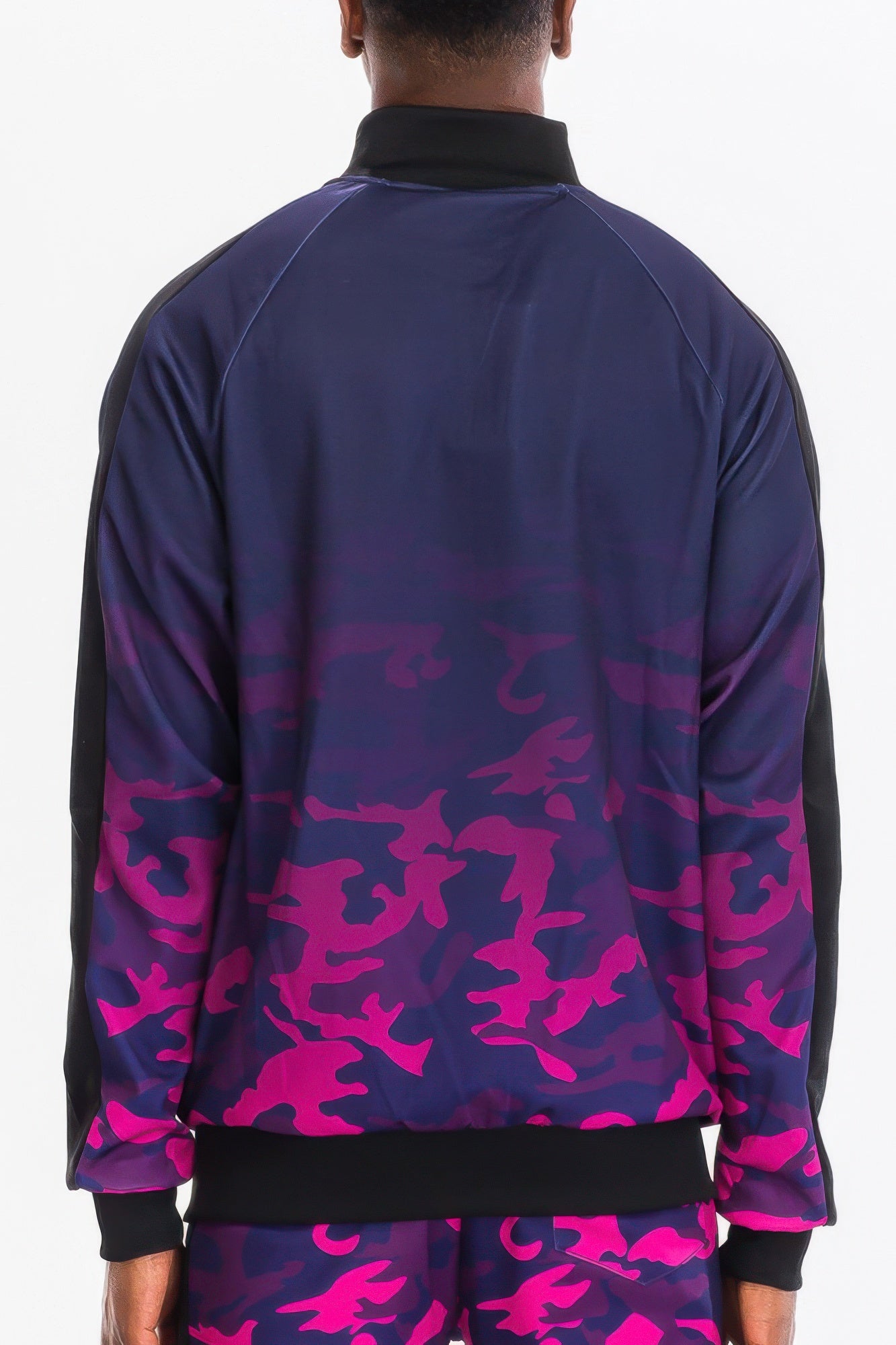 Mens Camo Ombre Track Jacket