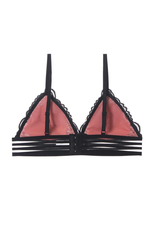 Ladies floral lace overlay bralette