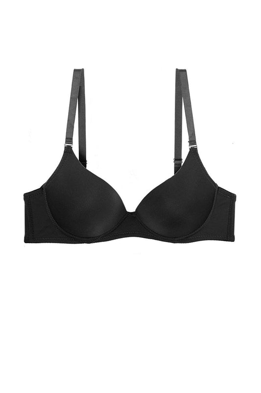 Ladies solid extreme push-up bra