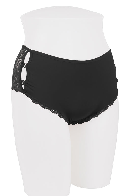 Ladies floral lace side panel bikini
