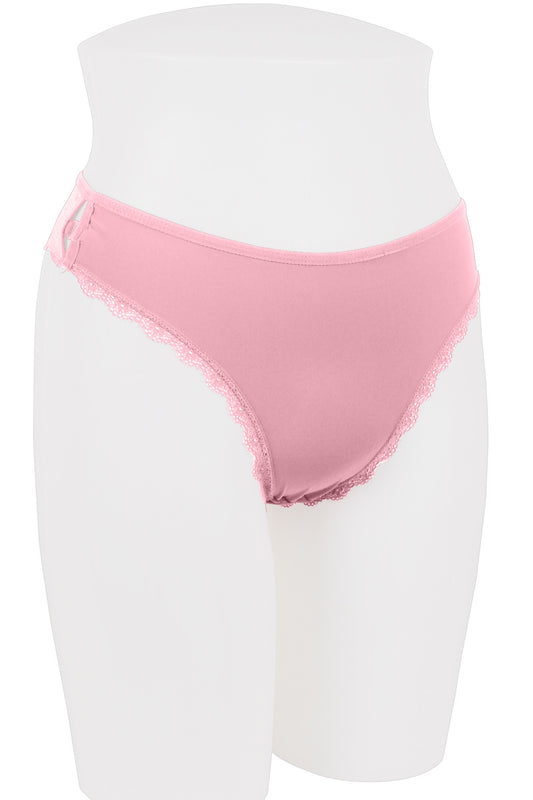 Ladies floral lace side panel thong