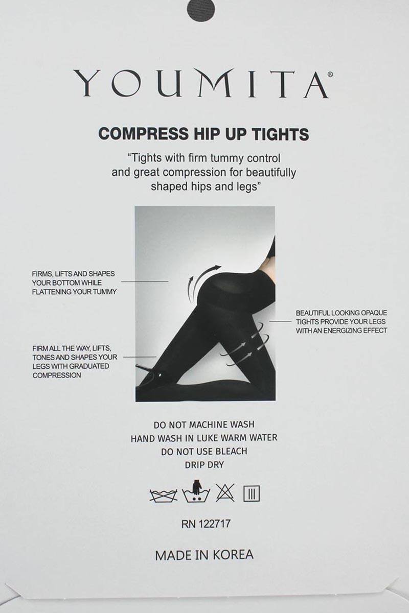Ladies fashion compress hip up tights