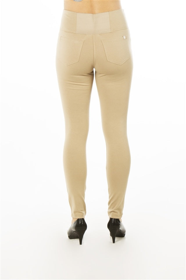 Ladies fashion stretch cotton blend leggings