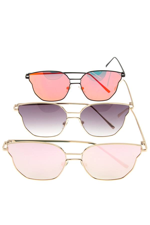 Color fashionable shapped sunglasses