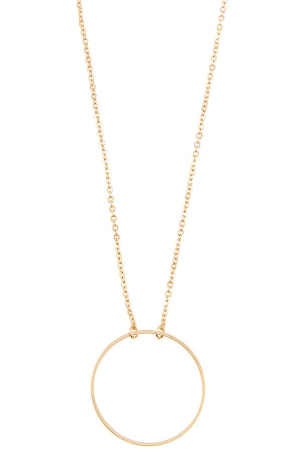Ring pendant necklace