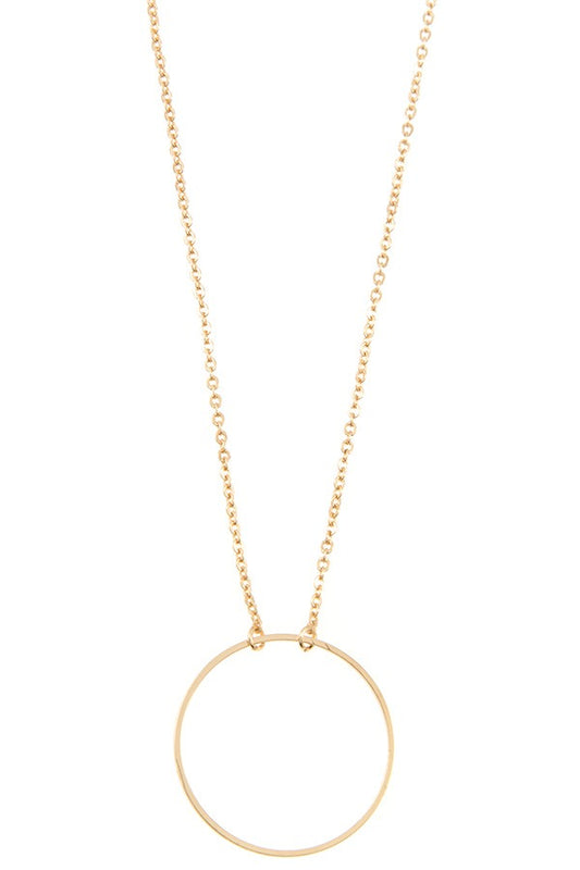 Ring pendant necklace