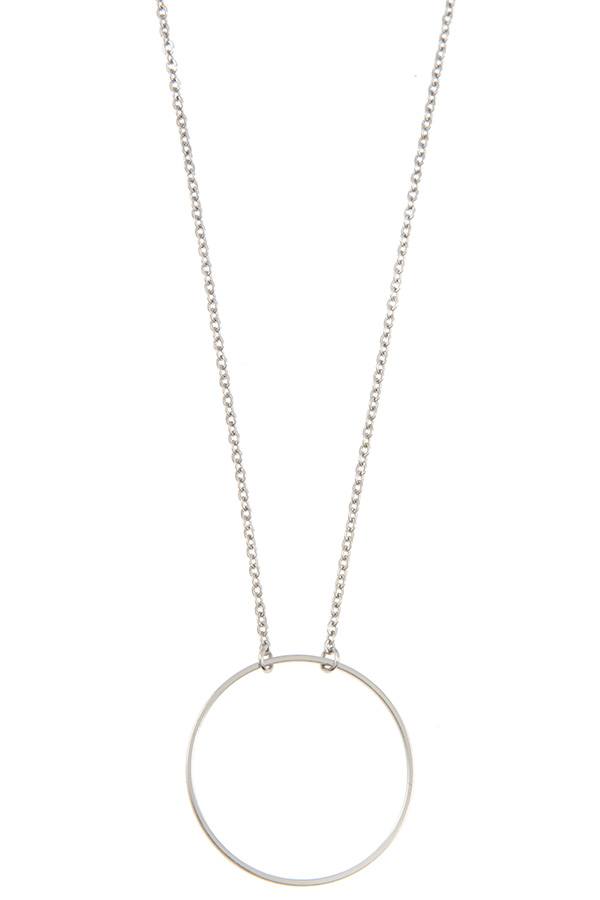 Ring pendant necklace