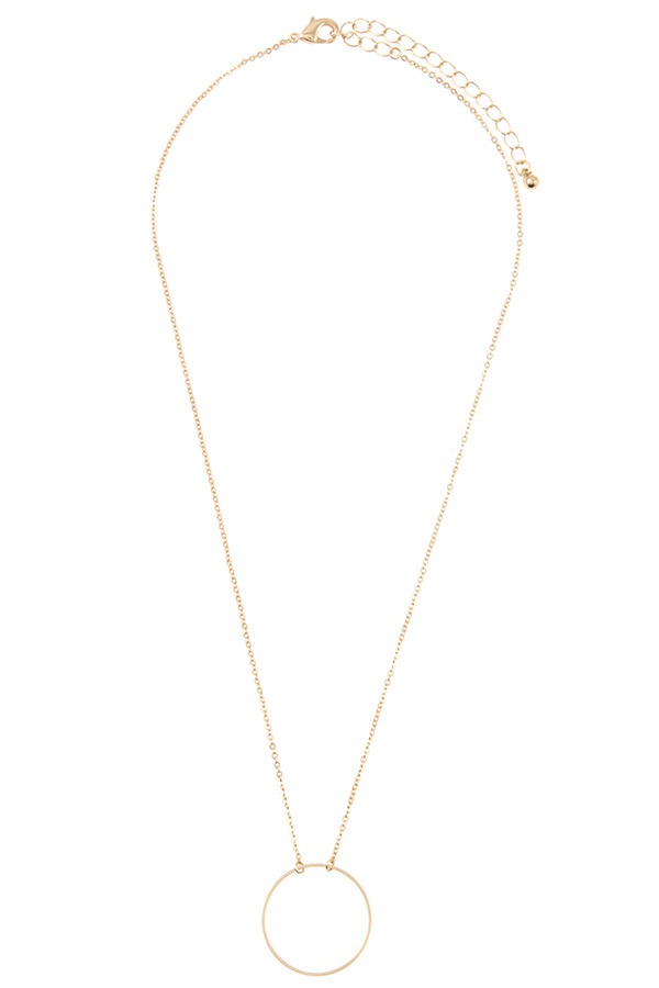 Ring pendant necklace