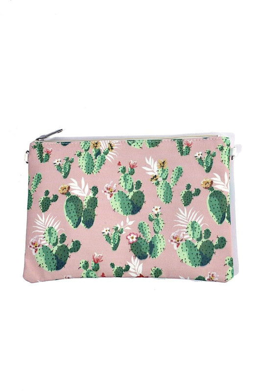 Cactus print crossbody bag