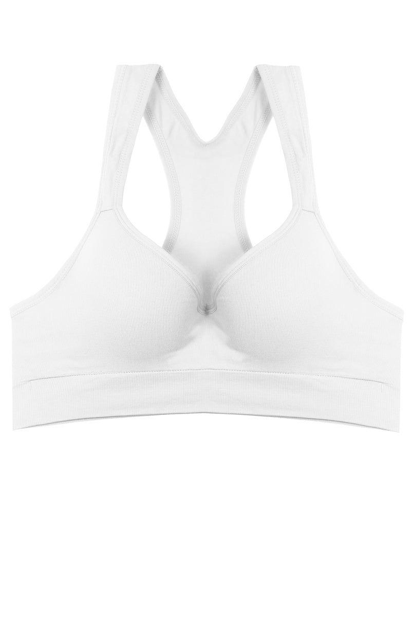Ladies racerback sports bra