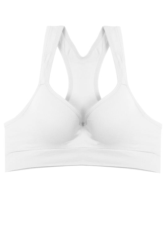 Ladies racerback sports bra