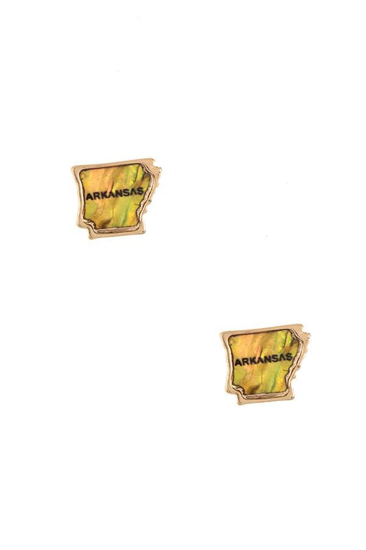 Ladies arkansas state post earring