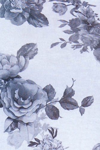 Ladies fashion plus size rose print sleeveless top