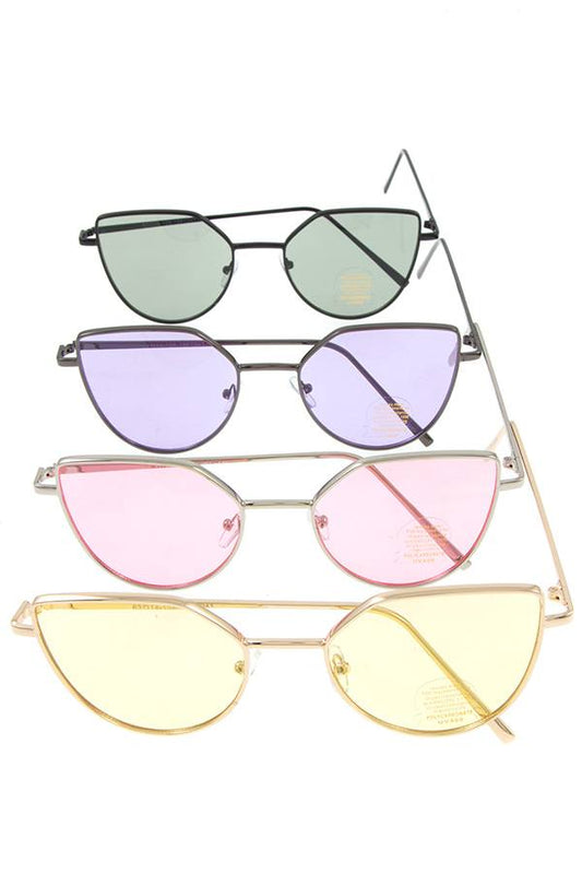 Color lens sunglasses pack