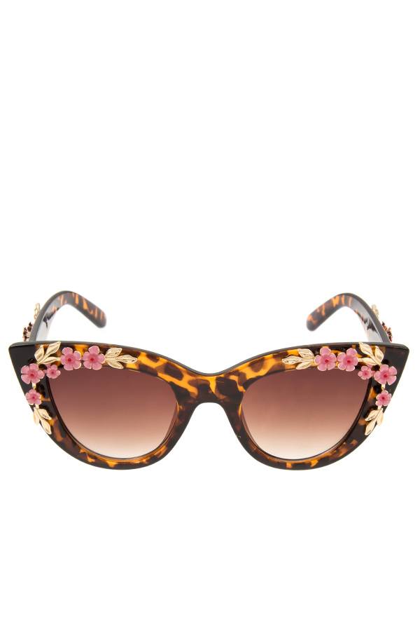 Acrylic floral framed sunglasses pack