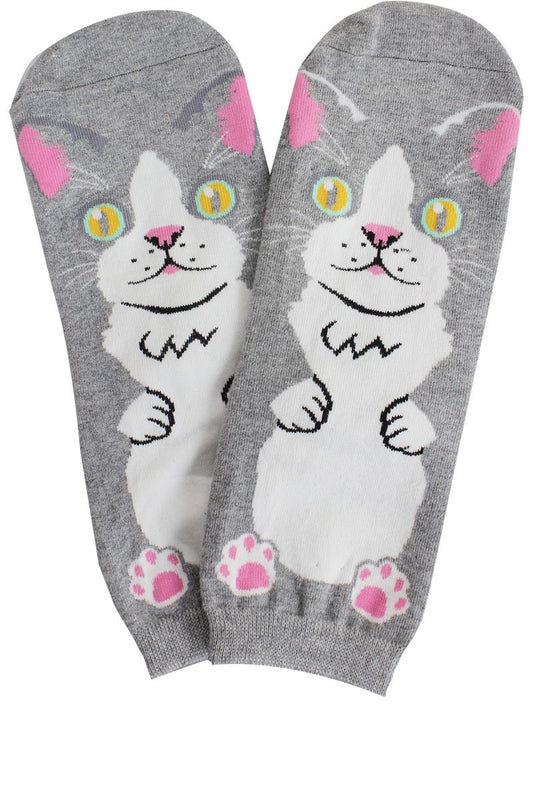 Ladies cat print socks