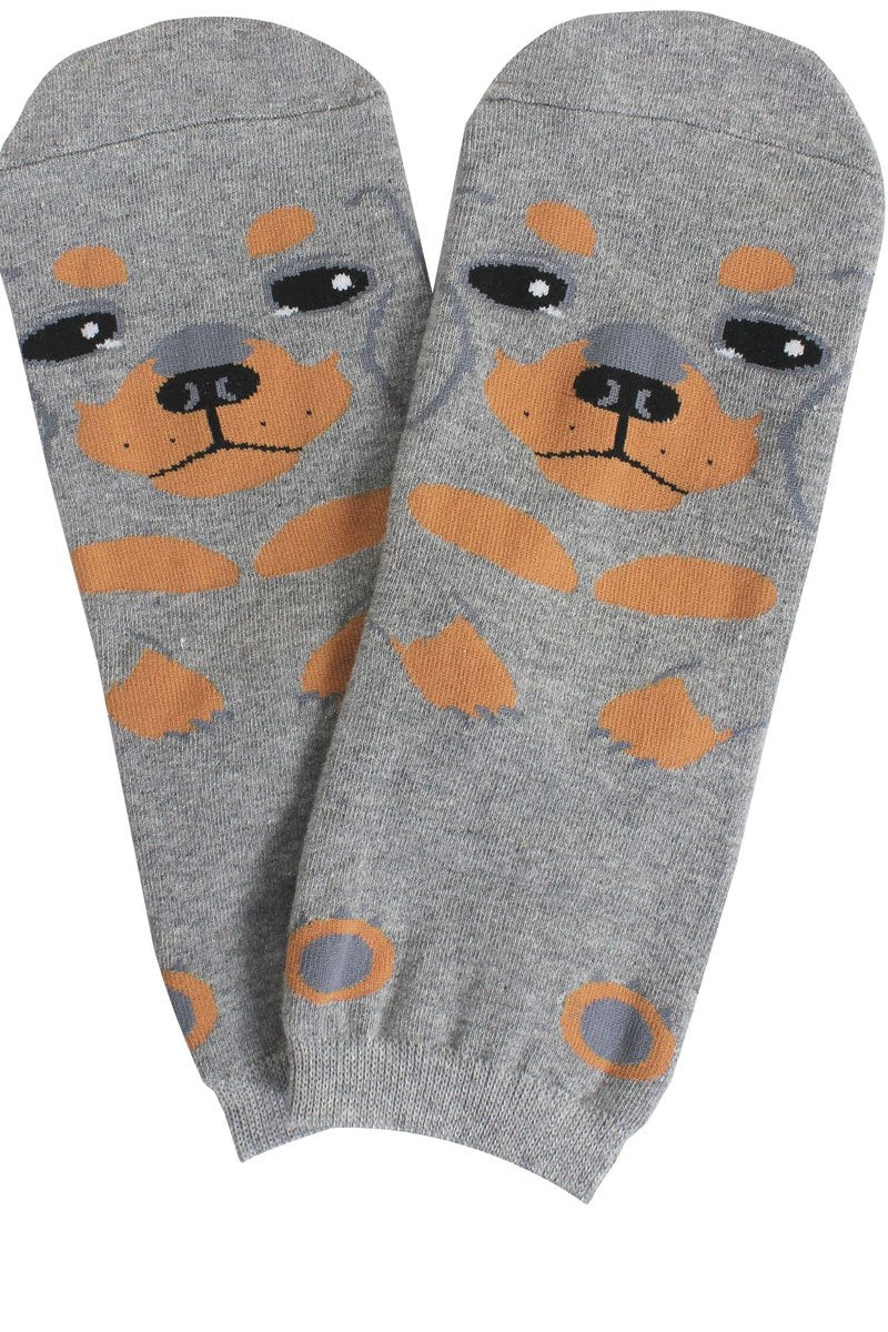 Ladies dog print socks