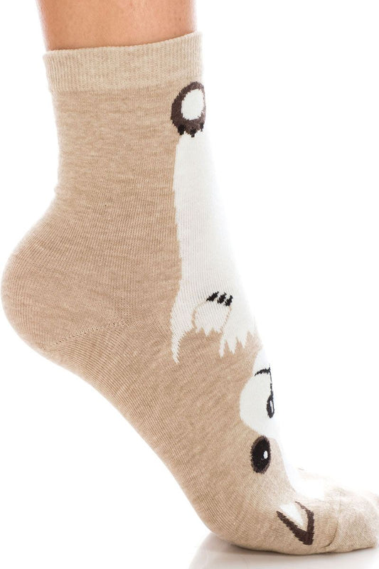 Ladies cotton socks corig design