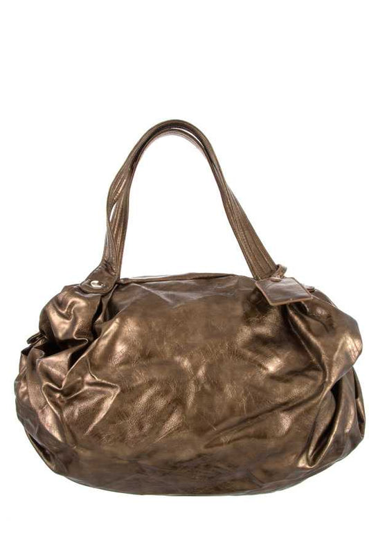 Ladies fashion crackled textured hobo handbag