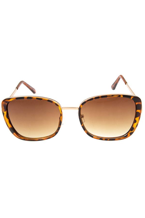 Ladies fashionable plastic framed sunglasses