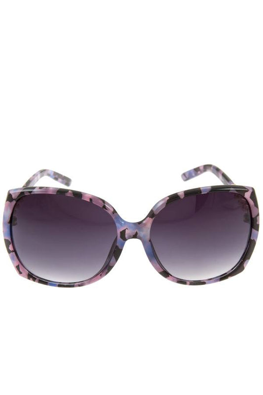 Ladies overzise metal template sunglasses