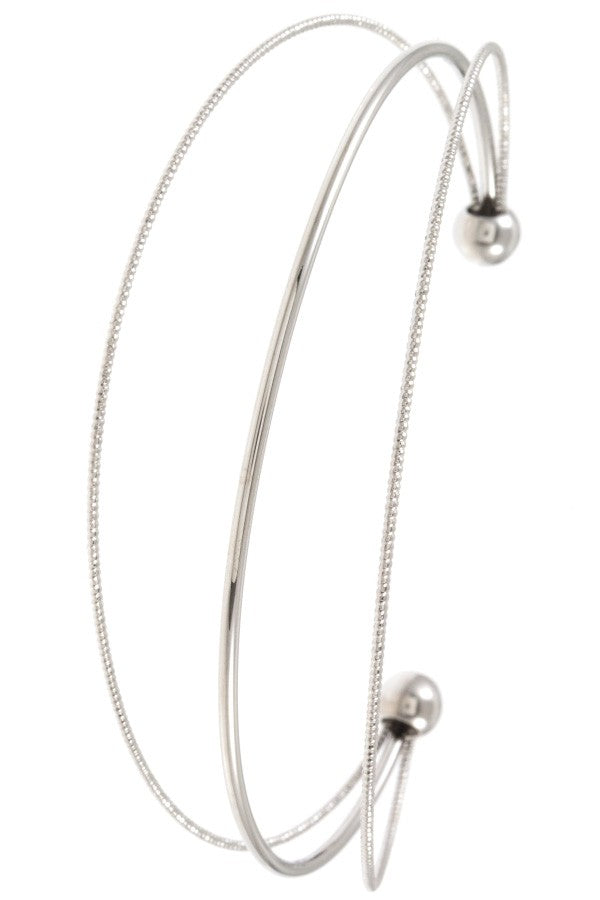 Multi row cuff bracelet