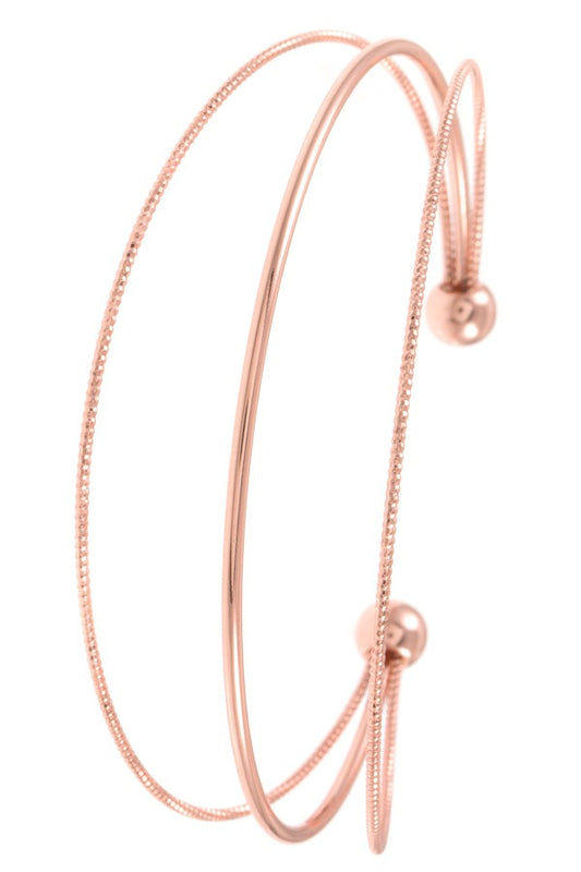 Multi row cuff bracelet